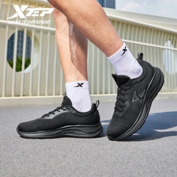 Xtep Running Shoes For Men 2025 Summer Breathable Mesh Shoes Soft-soled Shock Absorbing Lightweight Sports Shoes 875419110053