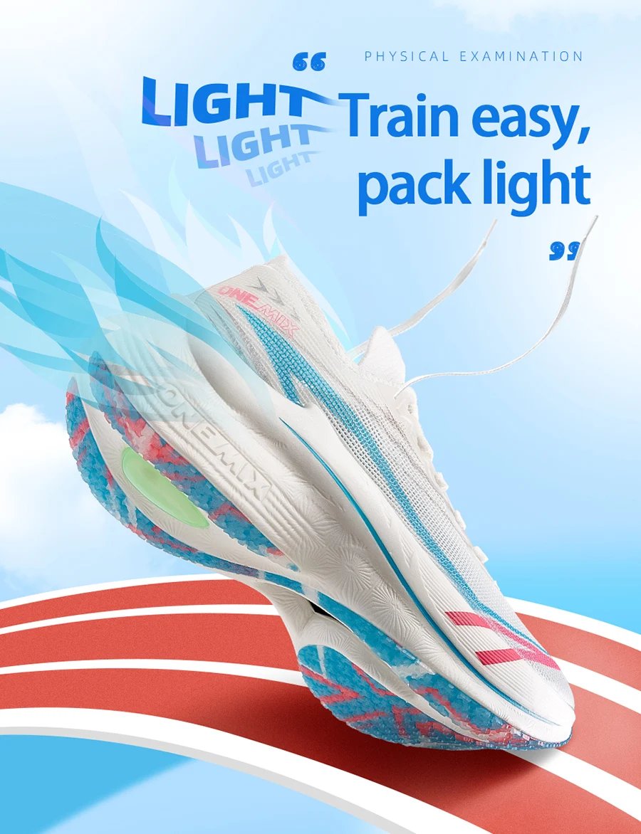 ONEMIX 2026 Tupo New Carbon Plate Marathon Running Shoe Pro Tests Stable Support For Shock-absorbing Ultralight Bounce Sneakers