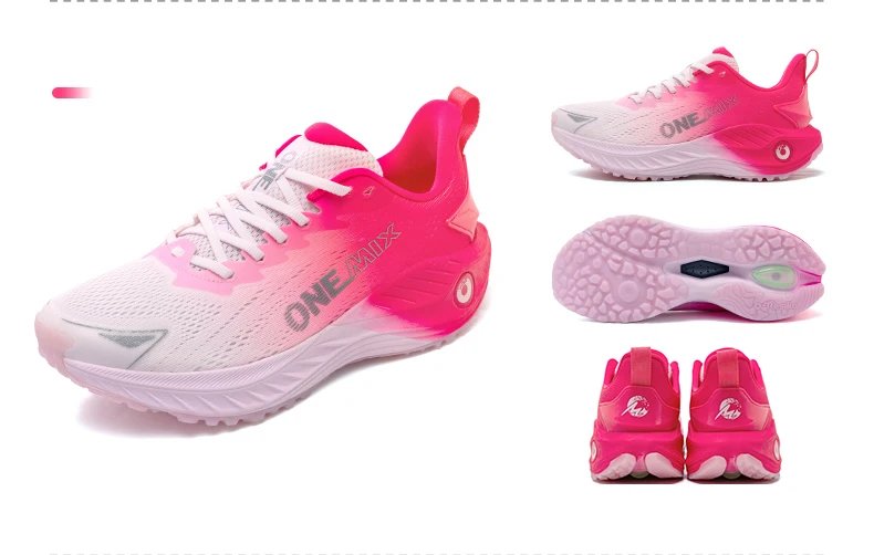 ONEMIX Casual Running Shoes Breathable Summer Jogging Shoes Men Lightweight Women Gym Shoes Outdoor Male Cushion Sports Shoes