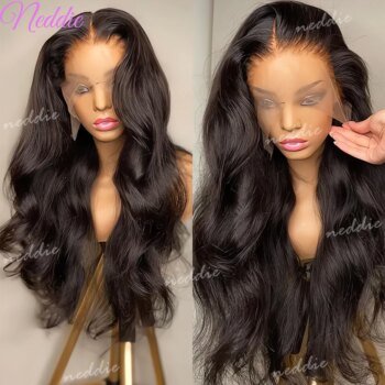 Body Wave Lace Frontal Wig 13x6 Hd 100% Natural Human Hair 13x4 Lace Front WigsTransparent Brazilian PrePlucked Wigs For Women