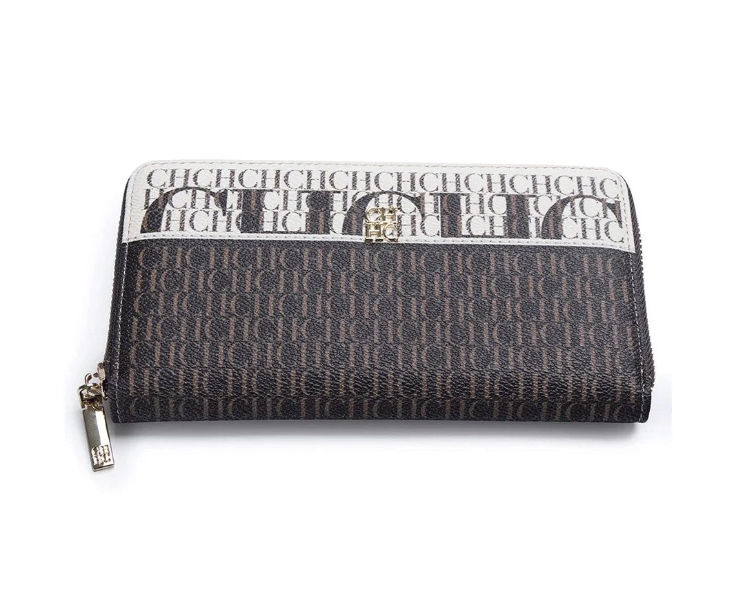 CH High Quality Luxury Women's Wallet Classic Retro Folding Print Design Fashionable Premium Zero Wallet