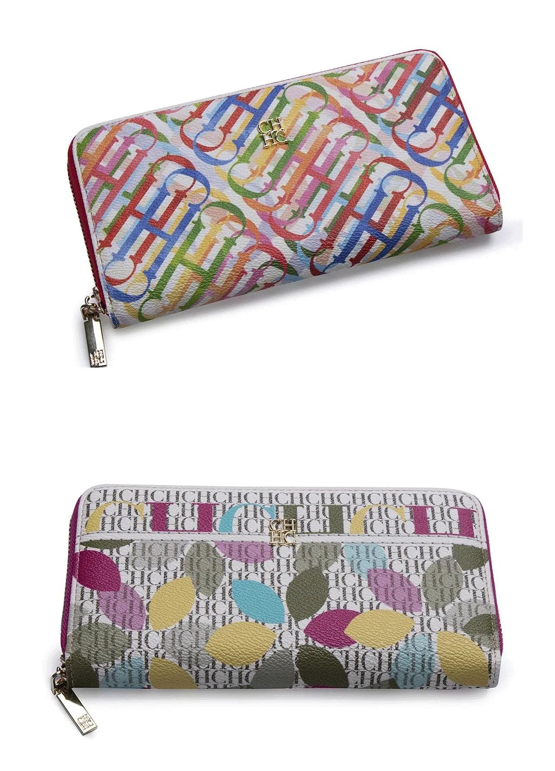 CH High Quality Luxury Women's Wallet Classic Retro Folding Print Design Fashionable Premium Zero Wallet