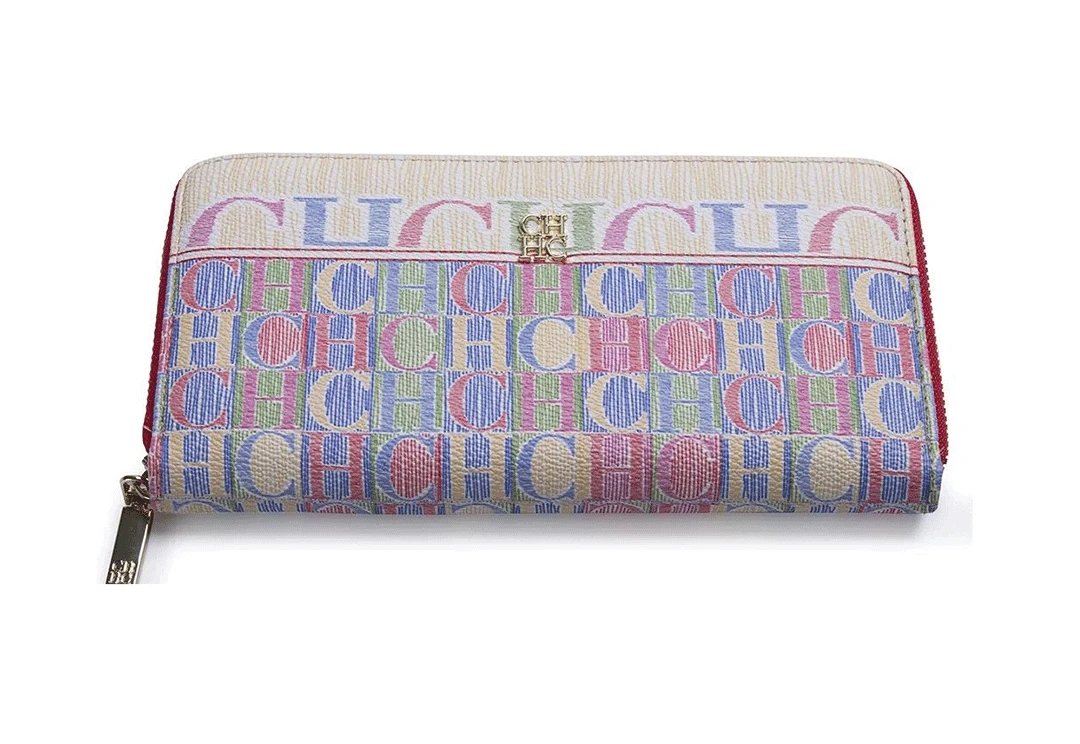 CH High Quality Luxury Women's Wallet Classic Retro Folding Print Design Fashionable Premium Zero Wallet