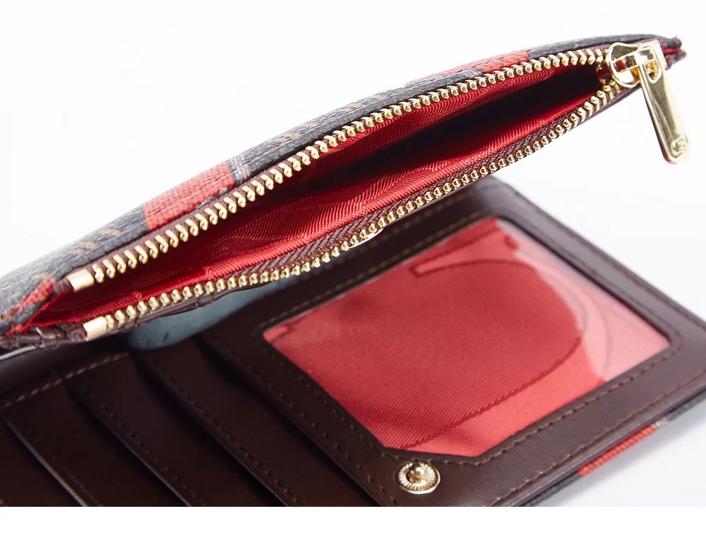CH New Fashion Simple Card Holder Bag Luxury Brand Printed Women's Long Wallet Vintage Classic PVC Material 2025