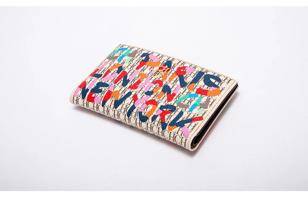 CH New Fashion Simple Card Holder Bag Luxury Brand Printed Women's Long Wallet Vintage Classic PVC Material 2025
