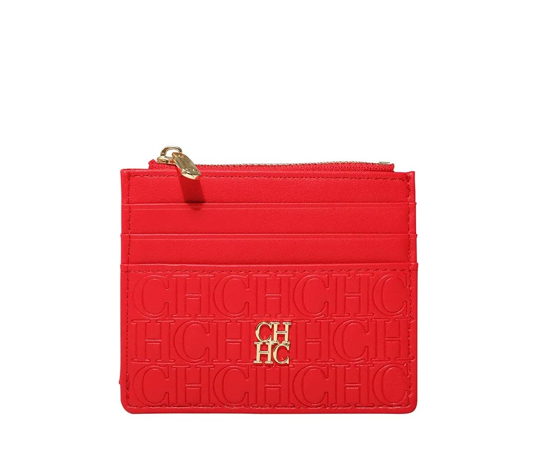 CH Portable Women's Wallet Exquisite Urine Decoration Durable and Elegant Brand Design Letter Decoration Zipper Card Bag