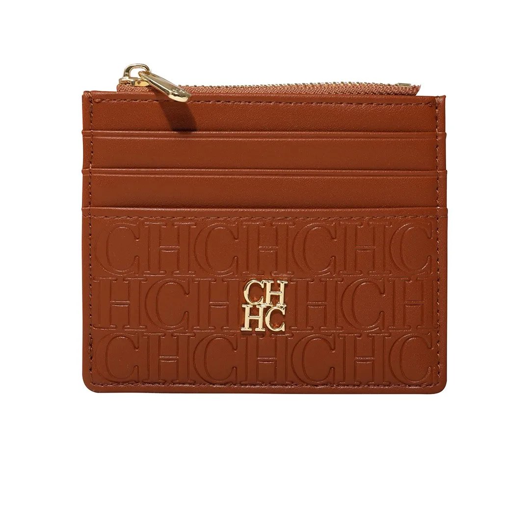 CH Portable Women's Wallet Exquisite Urine Decoration Durable and Elegant Brand Design Letter Decoration Zipper Card Bag