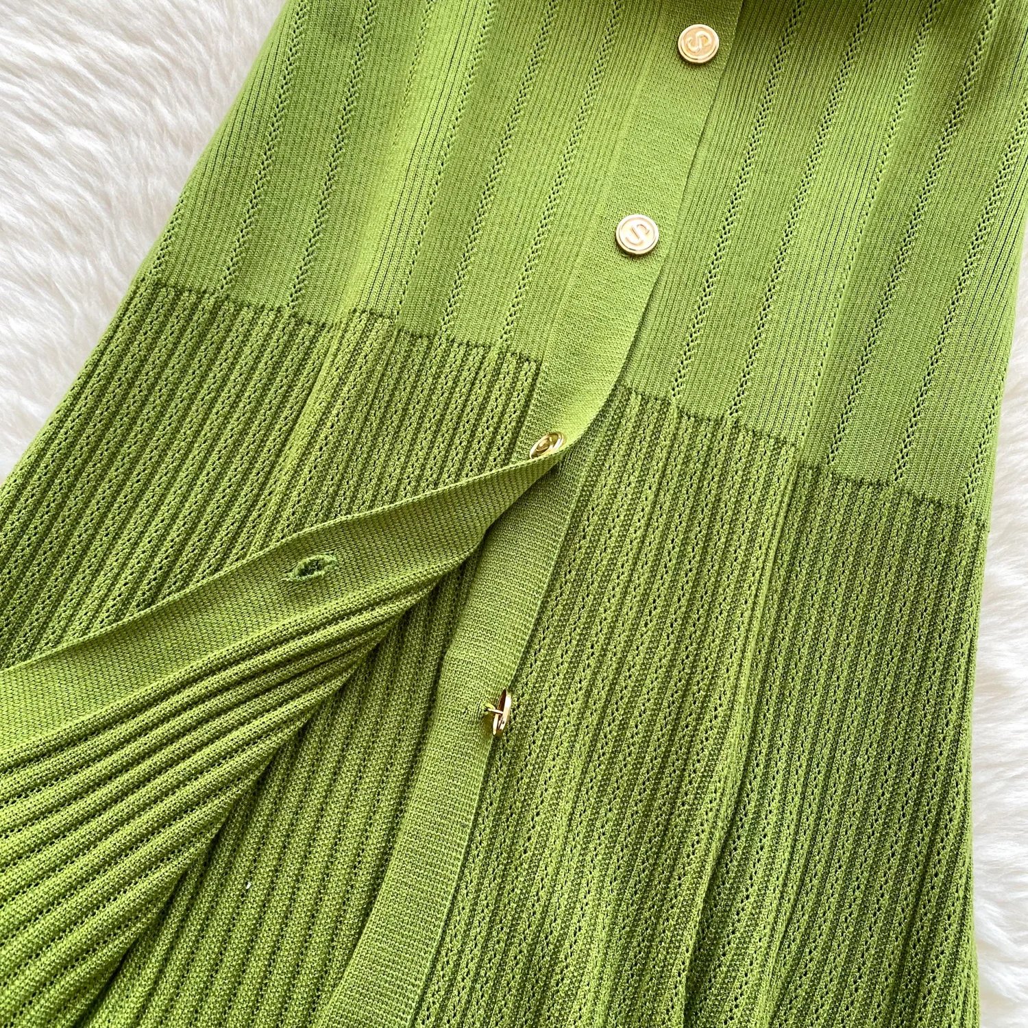 SINGREINY Summer OL Knit Dress 2025 Women V Neck Button Design Slim Mermaid Sundress Fashion Elastic Solid Bohemian Long Dress